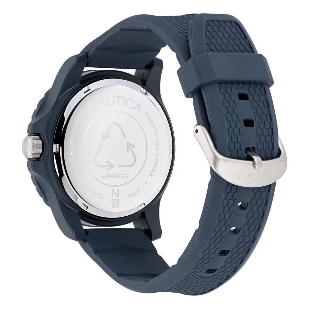 NAUTICA Blue Synthetic Sport Watch