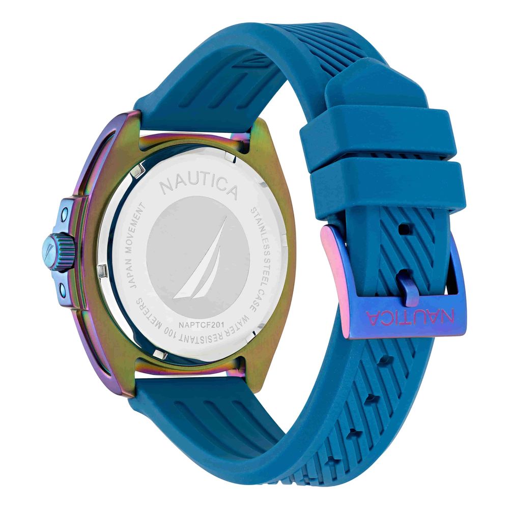 NAUTICA Blue Synthetic Sport Watch