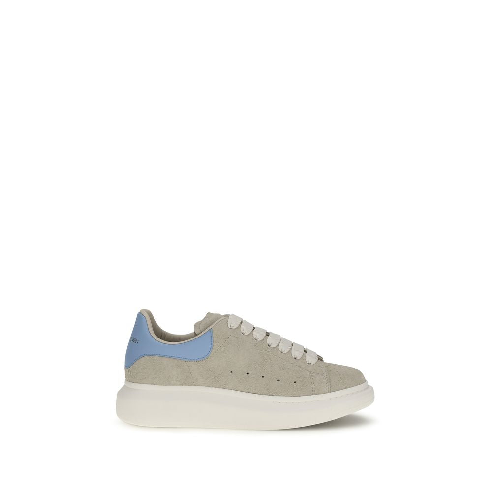 Alexander McQueen Beige Calf Leather Bos Taurus Chunky Sneakers