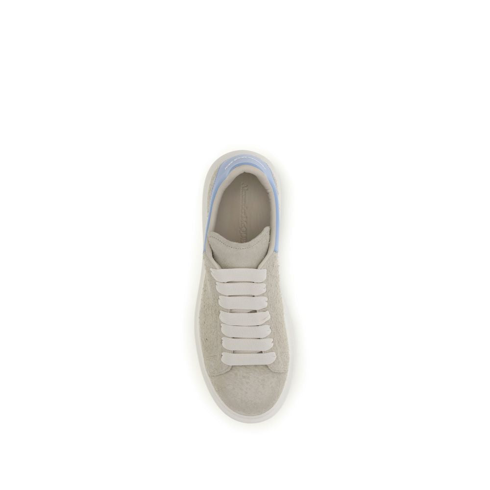 Alexander McQueen Beige Calf Leather Bos Taurus Chunky Sneakers