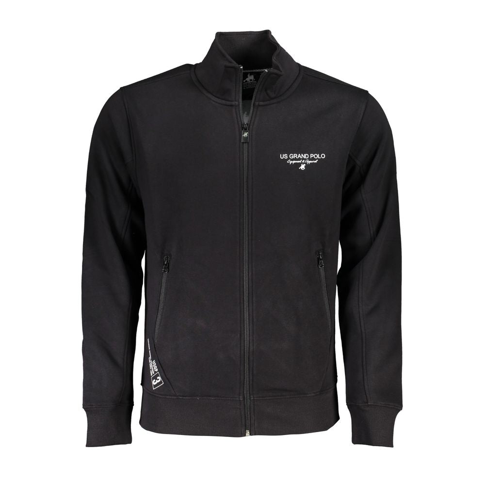 U.S. Grand Black Cotton Men's Sweatshirt
