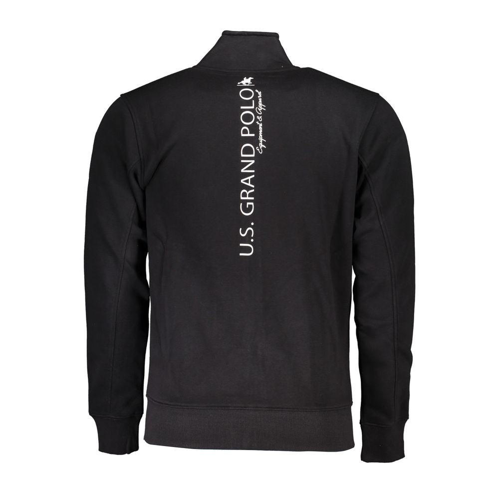 U.S. Grand Black Cotton Men's Sweatshirt