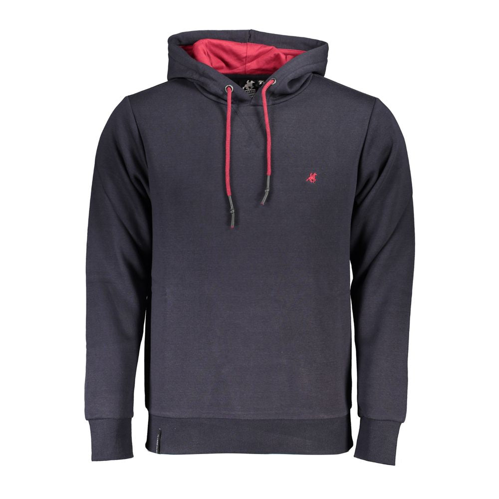 U.S. Grand Blue Cotton Men Hoodie