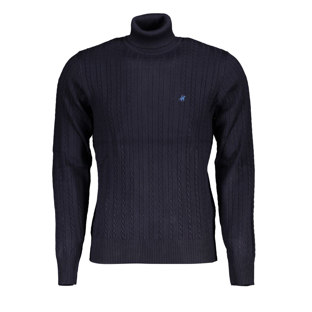 U.S. Grand Blue Viscose Men's Sweater