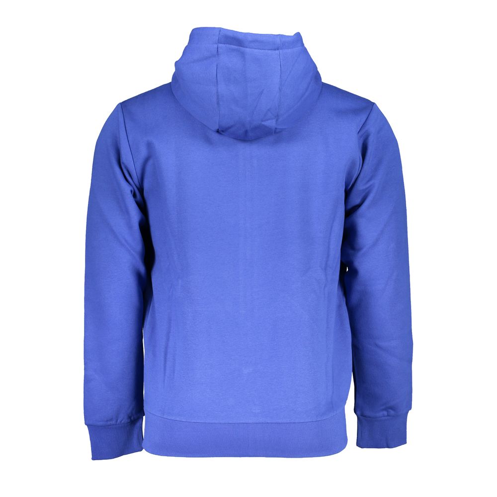 U.S. Grand Blue Cotton Men Hoodie