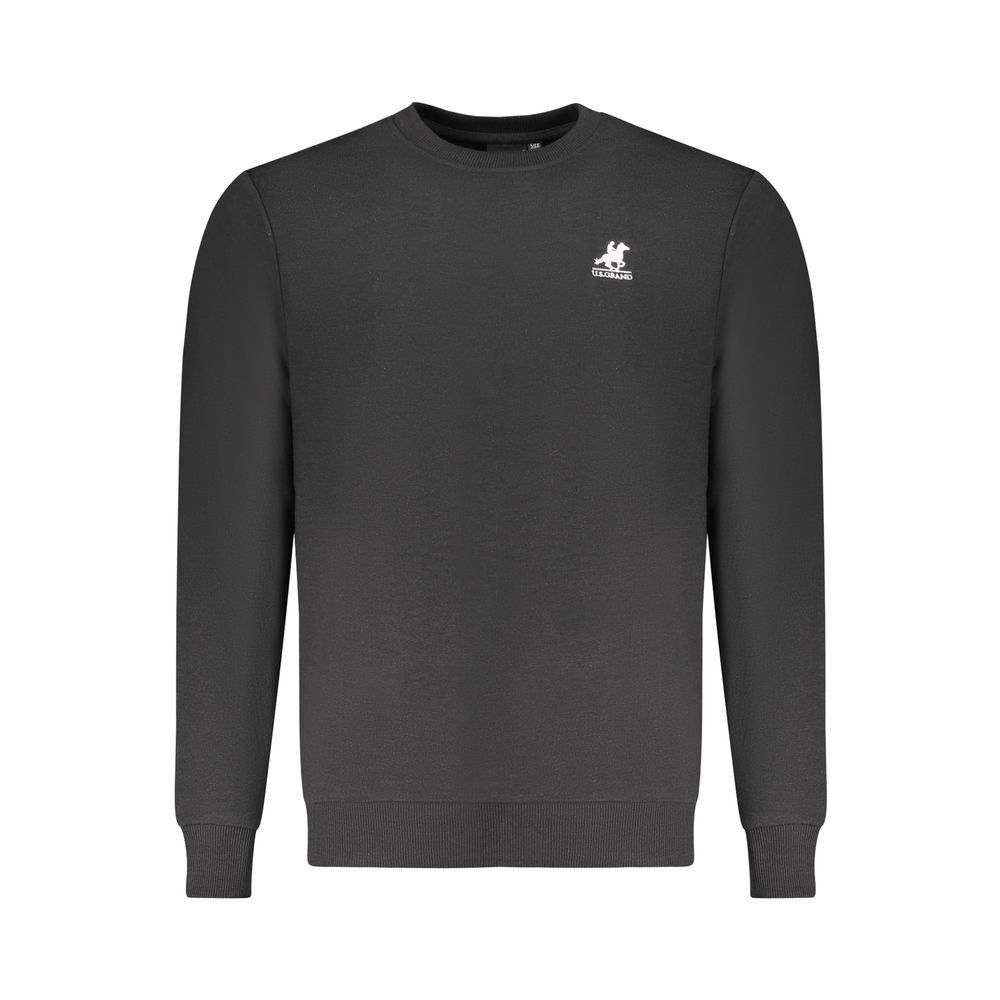 U.S. Grand Black Cotton Men's Sweatshirt