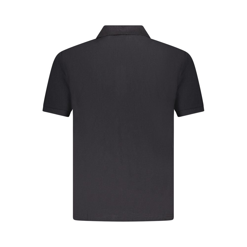 U.S. Grand Black Cotton Men Polo