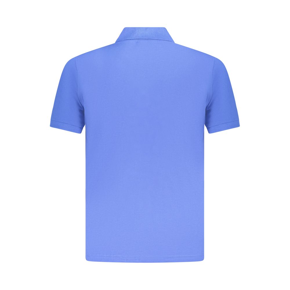 U.S. Grand Blue Cotton Men Polo Shirt