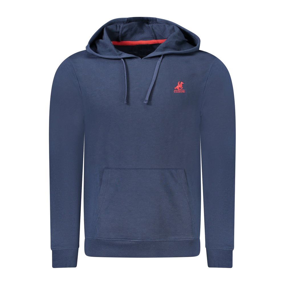 U.S. Grand Blue Cotton Men's Hoodie