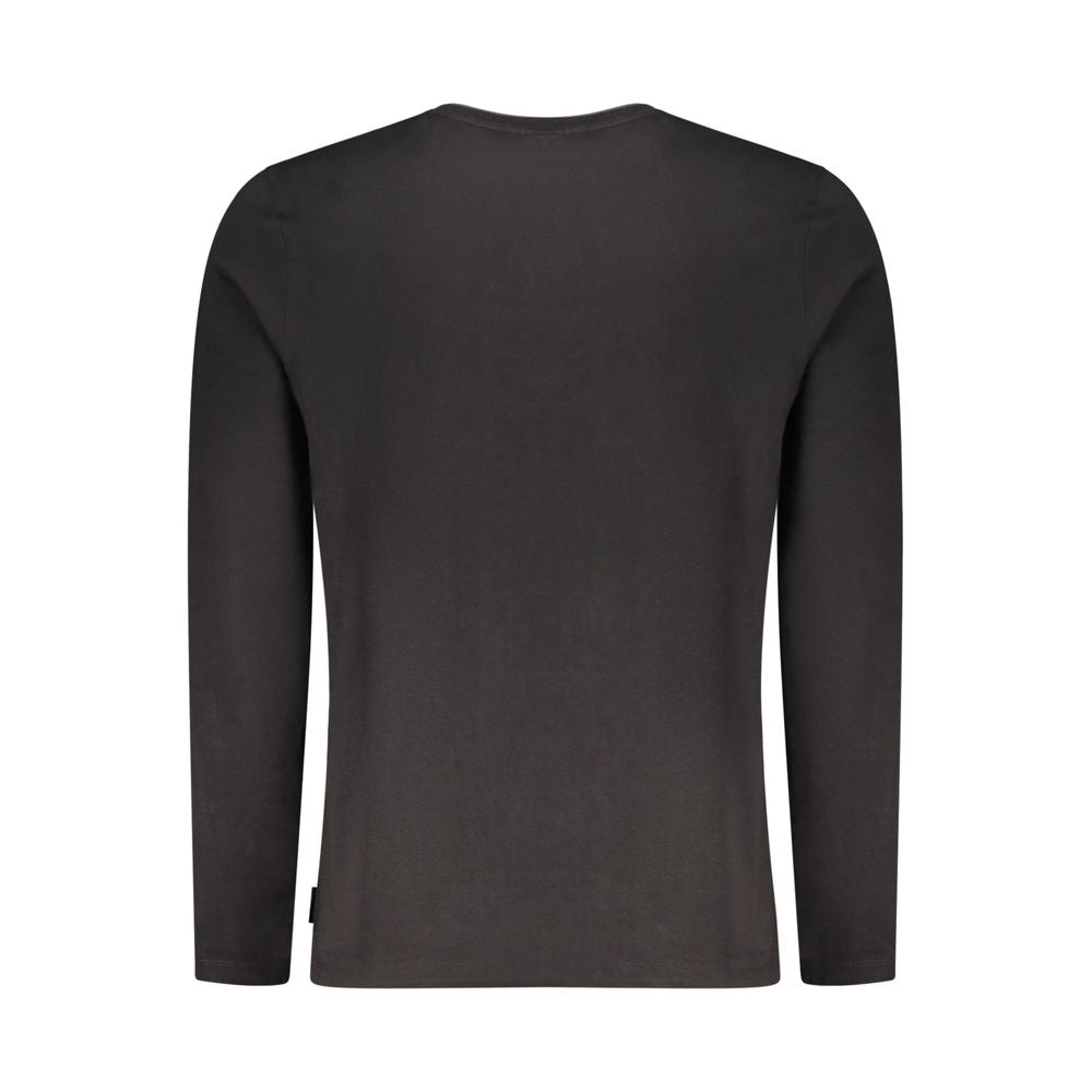 U.S. Grand Black Cotton Men T-Shirt