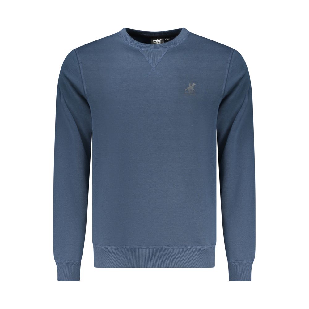U.S. Grand Blue Polyester Men Sweatshirt