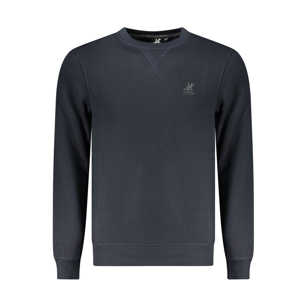 U.S. Grand Blue Polyester Men Sweatshirt