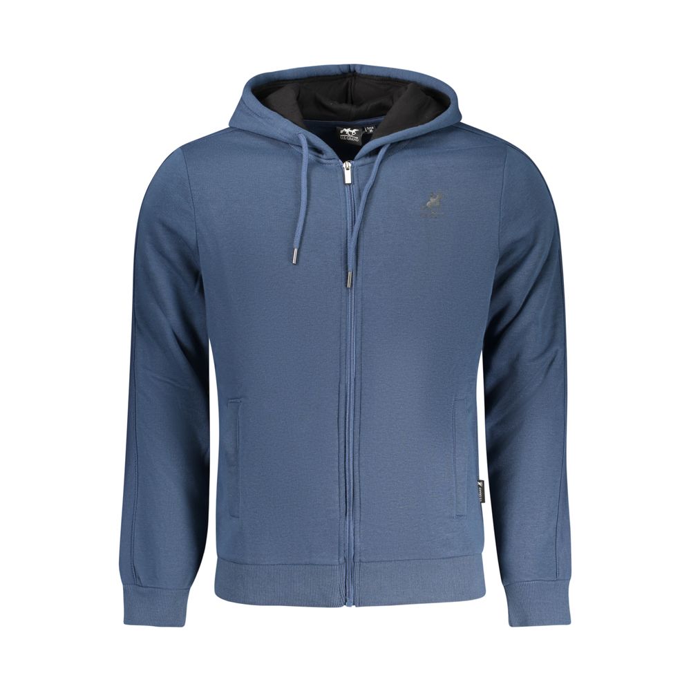 U.S. Grand Blue Cotton Men's Hoodie