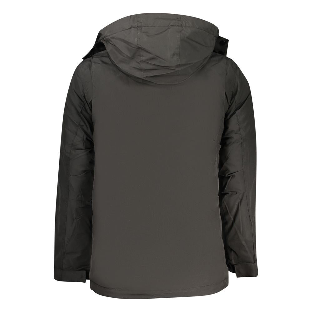 U.S. Grand Black Polyester Mens Jacket