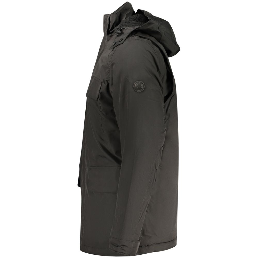 U.S. Grand Black Polyester Mens Jacket