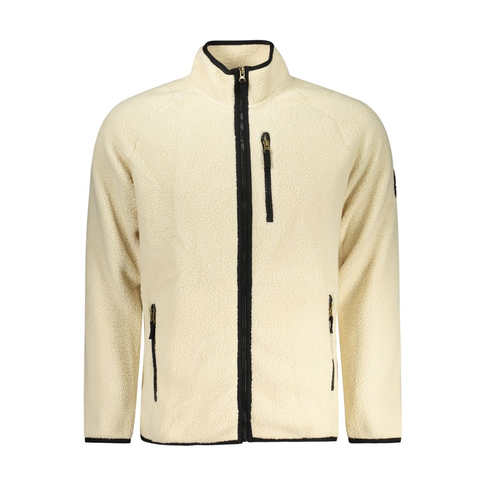 U.S. Grand White Polyester Men Sweatshirt