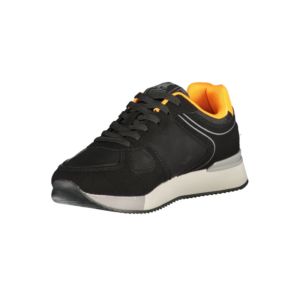U.S. Grand Black Polyurethane Men Sneaker
