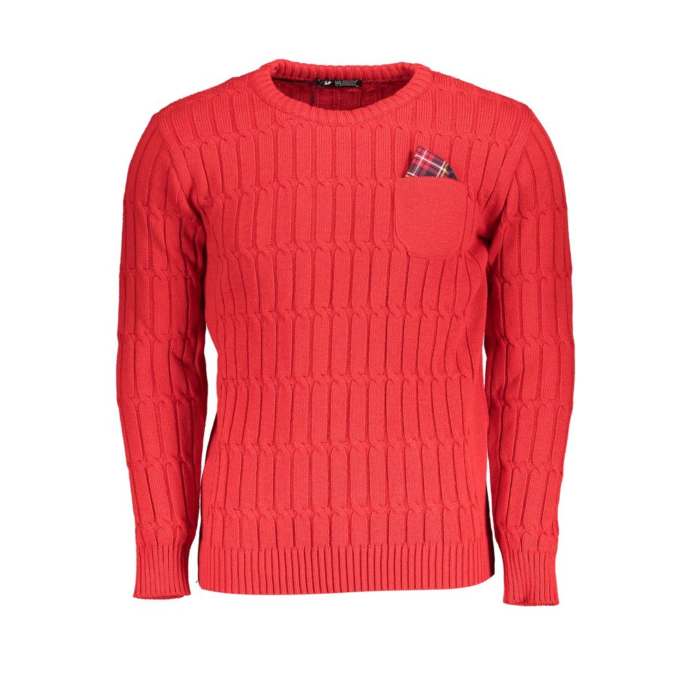 U.S. Grand Rosso Acrylic Men Sweater