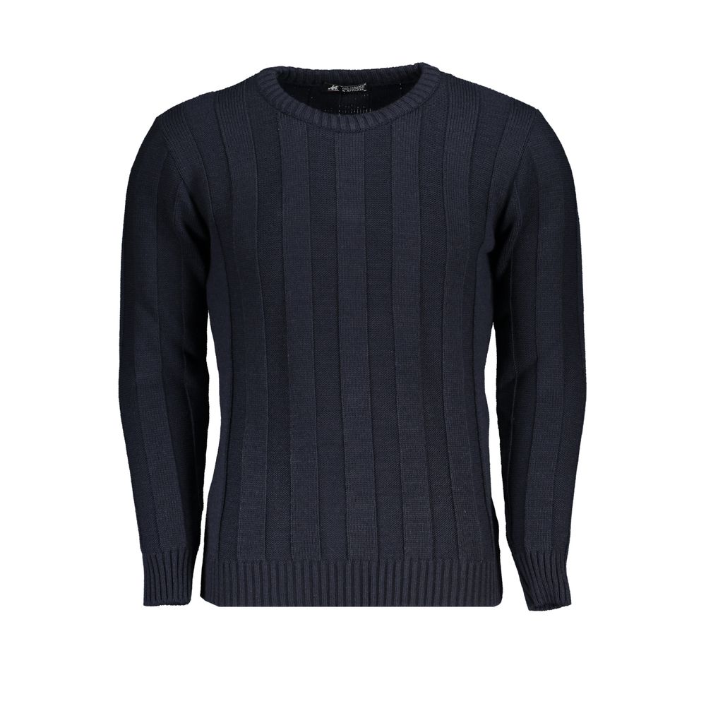 U.S. Grand Blu Acrylic Men Sweater