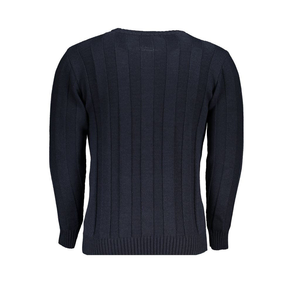 U.S. Grand Blu Acrylic Men Sweater