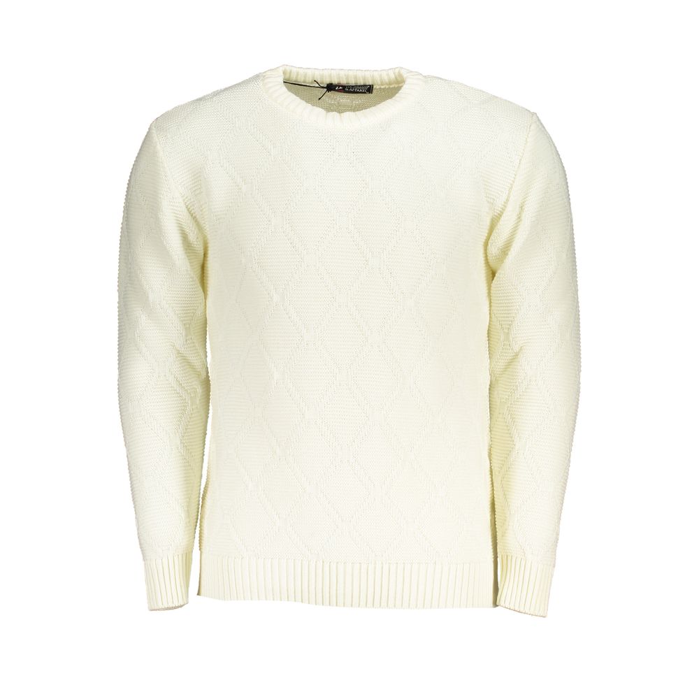 U.S. Grand Bianco Acrylic Men Sweater