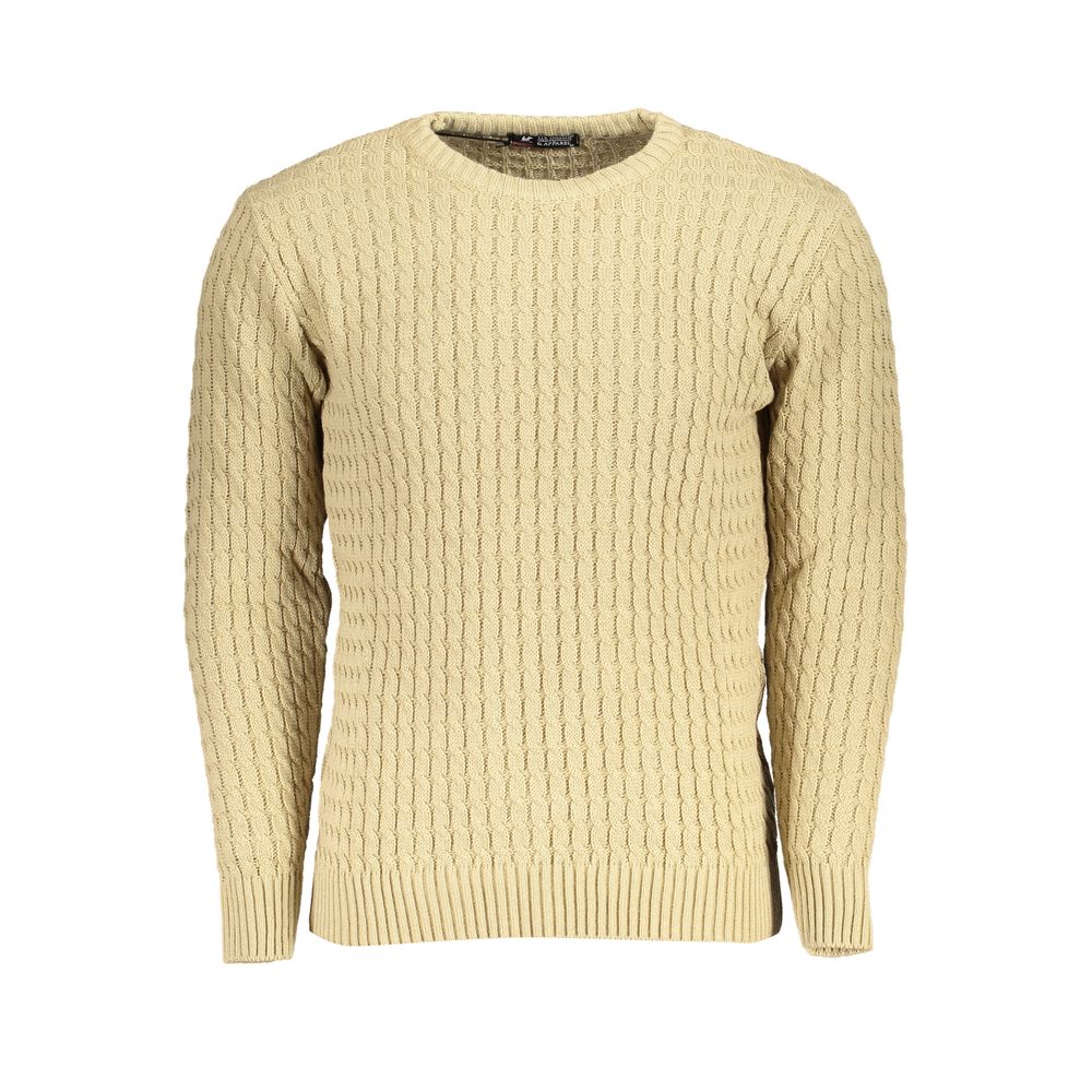 U.S. Grand Beige Acrylic Men Sweater