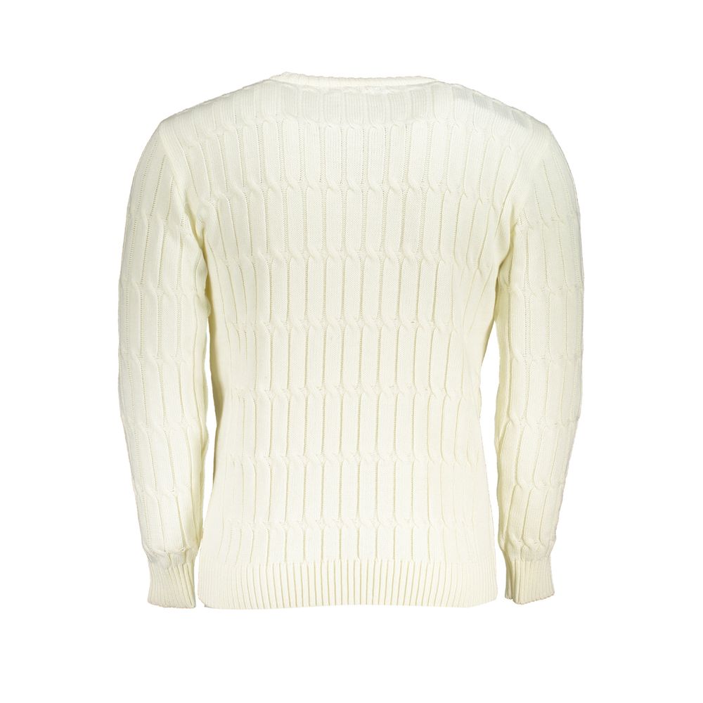 U.S. Grand Bianco Acrylic Men Sweater