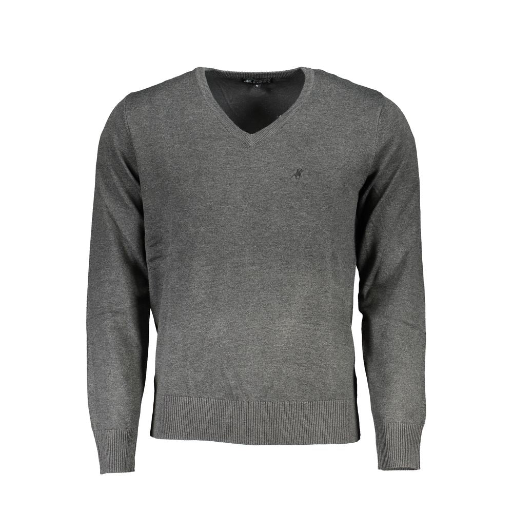 U.S. Grand Gray Viscosa Mens Sweater