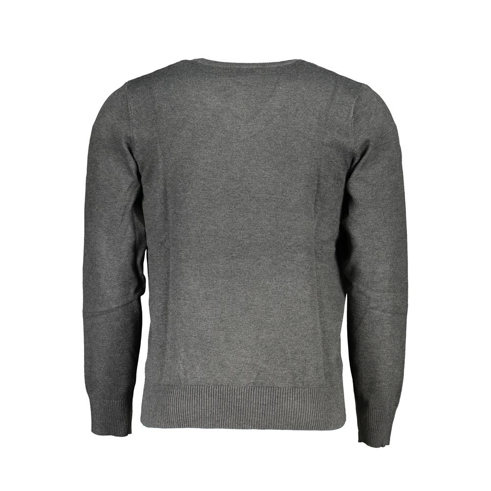 U.S. Grand Gray Viscosa Mens Sweater