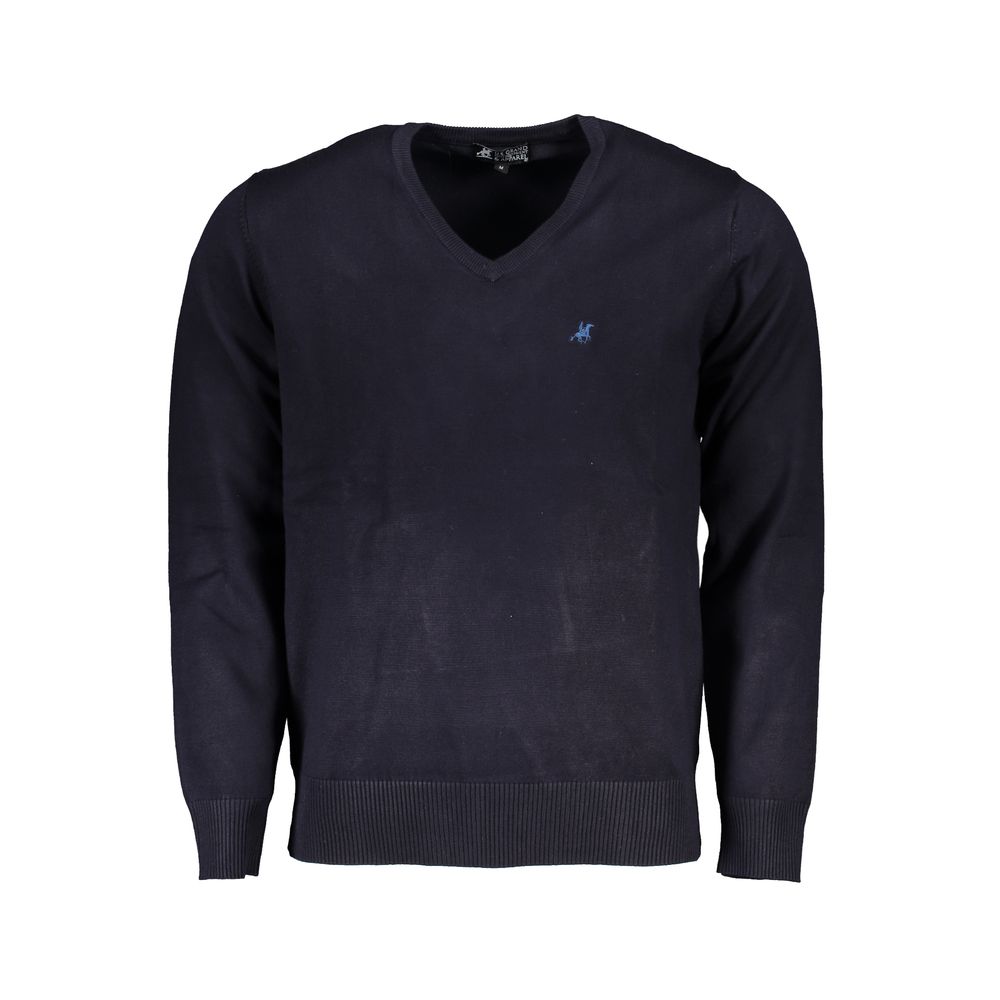 U.S. Grand Blue Viscosa Men Sweater