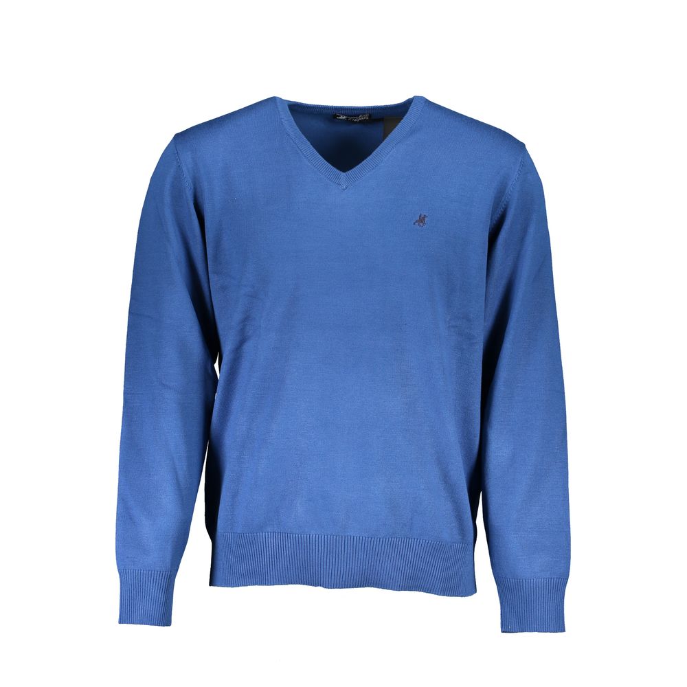 U.S. Grand Blu Viscosa Uomo Maglia