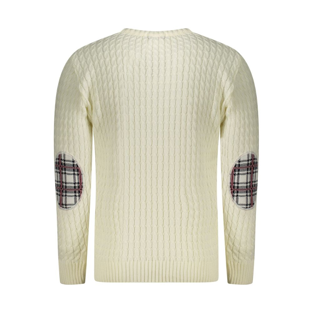 U.S. Grand Bianco Acrylic Men Sweater