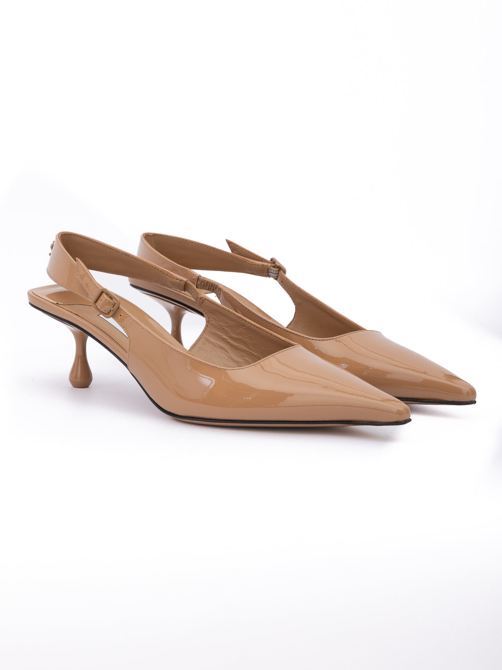 Jimmy Choo Biscuit Amel 50 Slingback Pumps