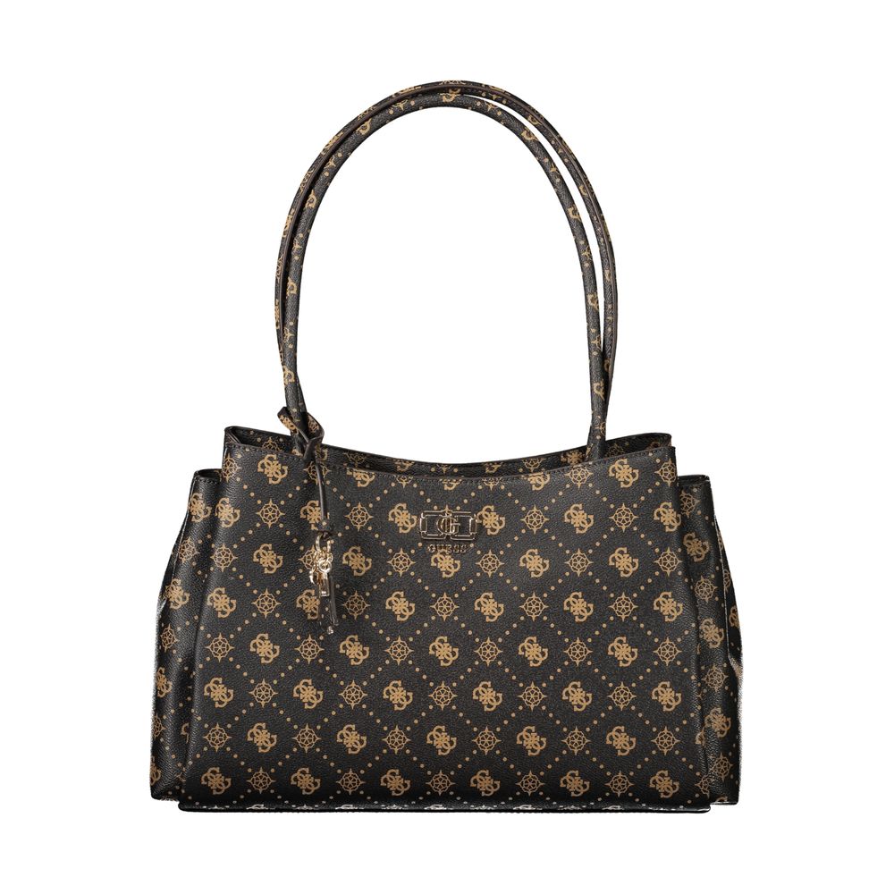 Guess Jeans Marrone Polyurethane Women Handbag