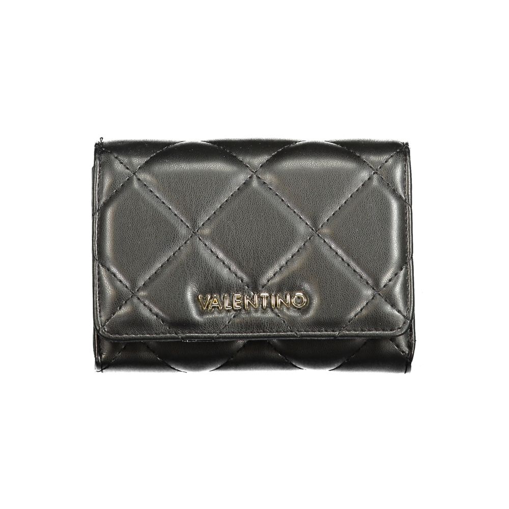 Valentino Black Polyurethane Womens Wallet