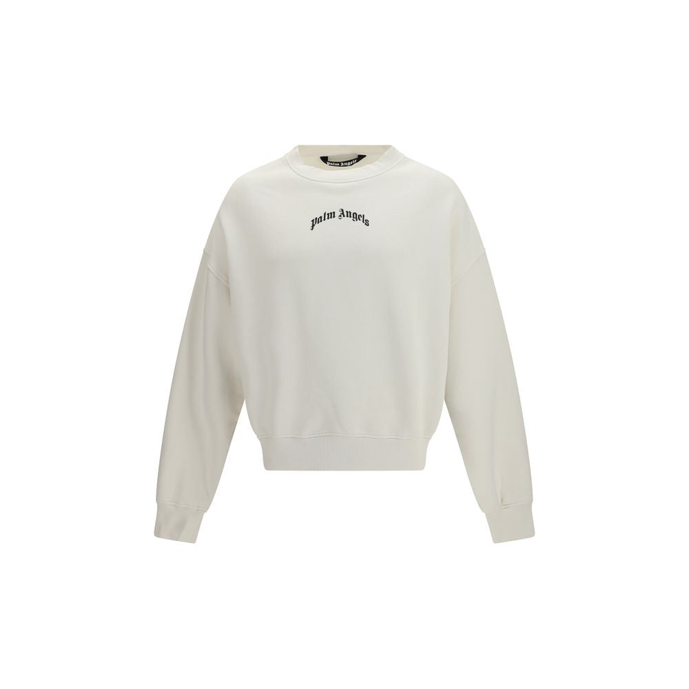 Palm Angels Beige Cotton Sweatshirt