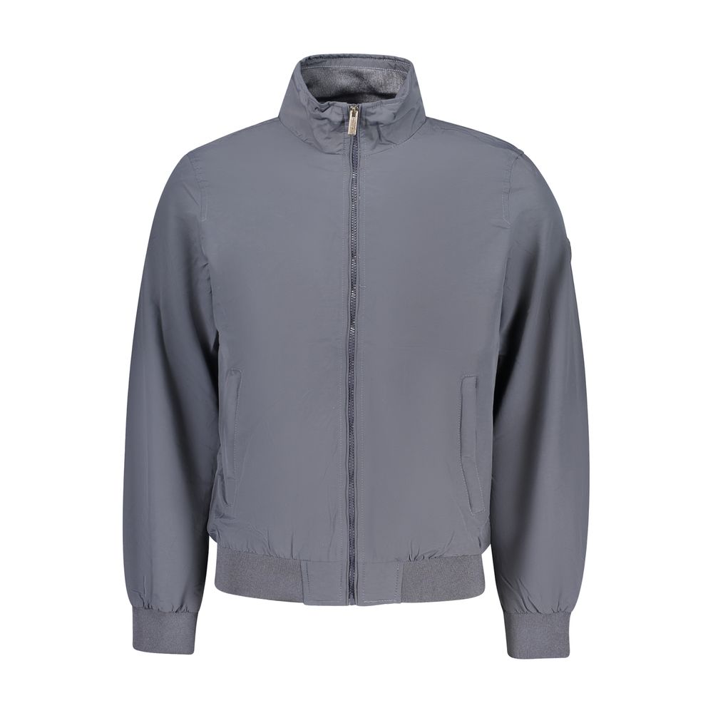 U.S. Grand Blu Polyester Men Jacket