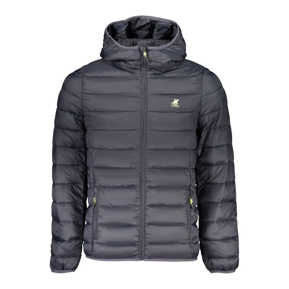 U.S. Grand Blue Polyester Men's Jacket
