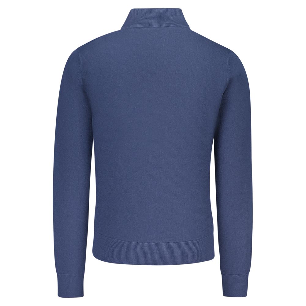 U.S. Grand Blue Cotton Men's Sweater
