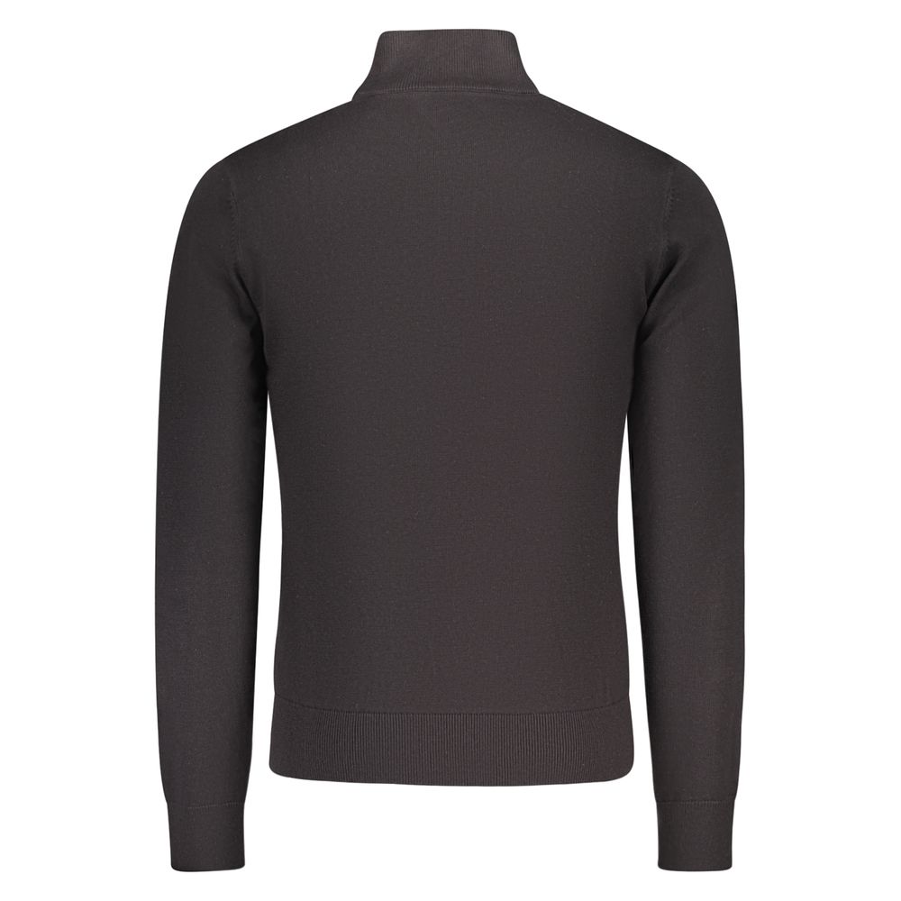 U.S. Grand Black Cotton Men Sweater