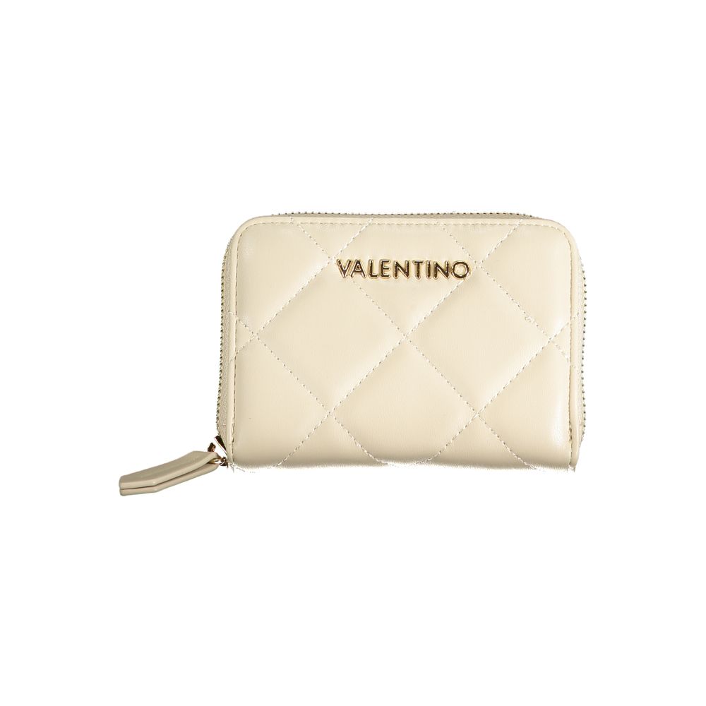 Valentino Beige Polyurethane Women Wallet