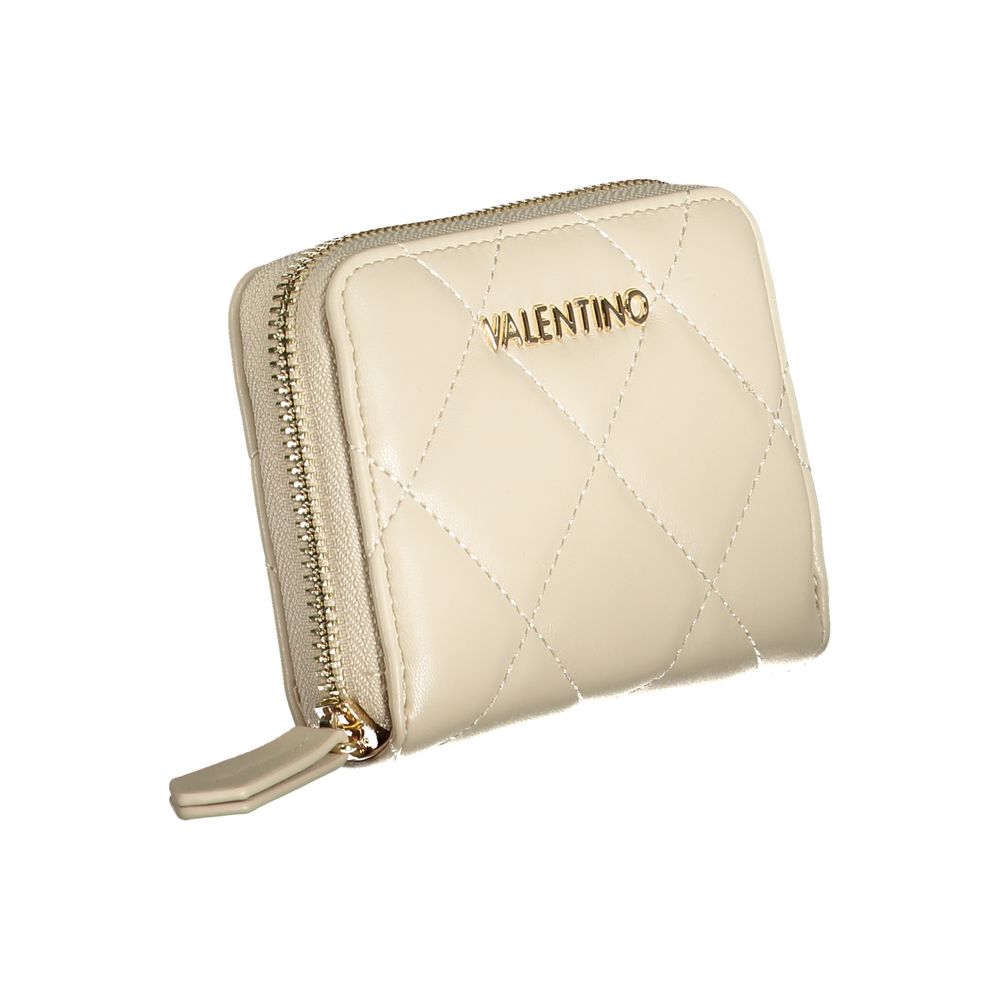 Valentino Beige Polyurethane Women Wallet