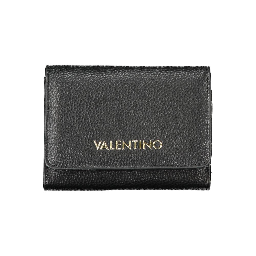 Valentino Black Polyurethane Women's Wallet