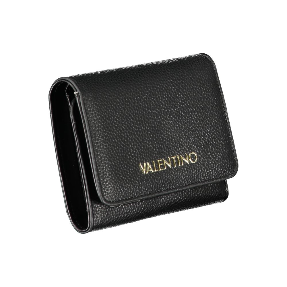 Valentino Black Polyurethane Women's Wallet