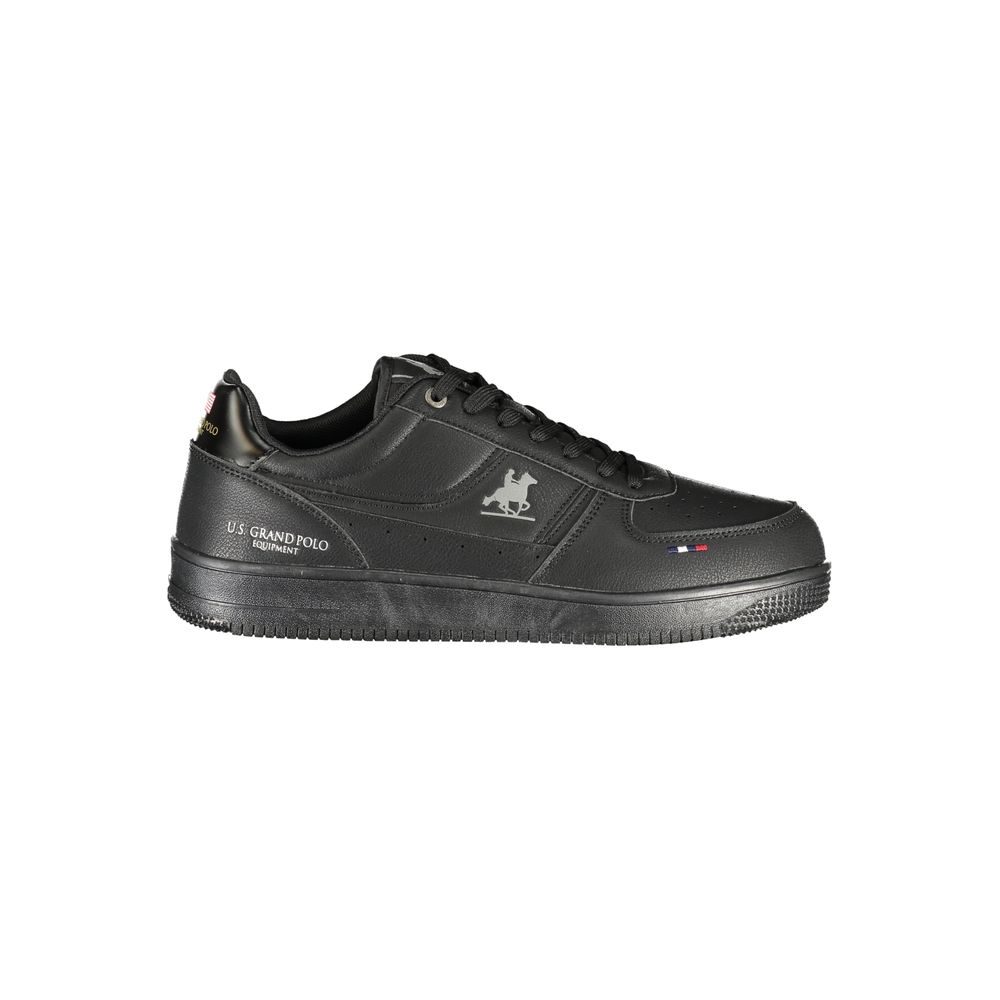 U.S. Grand Black Polyurethane Men's Sneaker