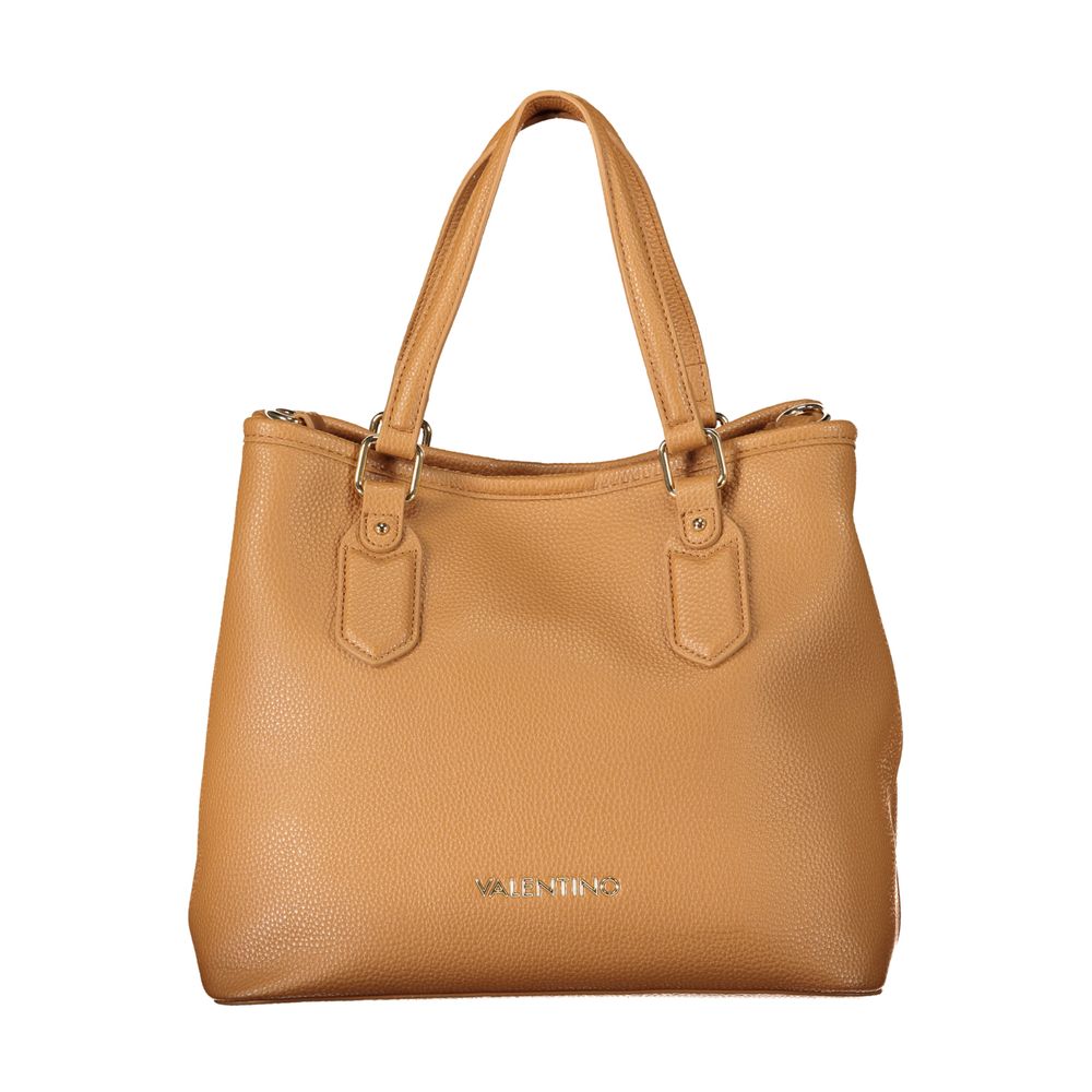 Valentino Brown Polyethylene Handbag