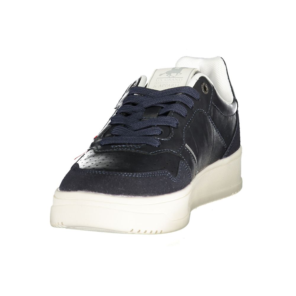 U.S. Grand Blue Polyester Men's Sneaker