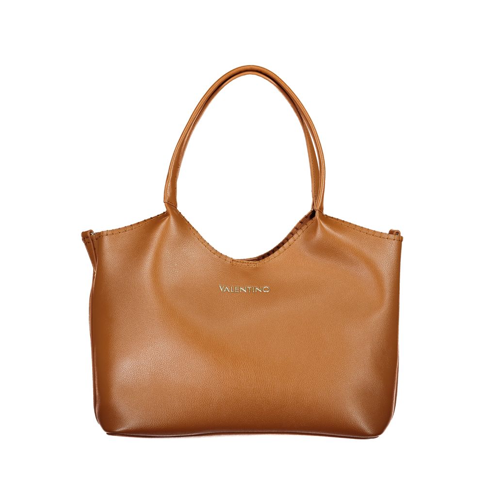 Valentino Brown Polyethylene Handbag