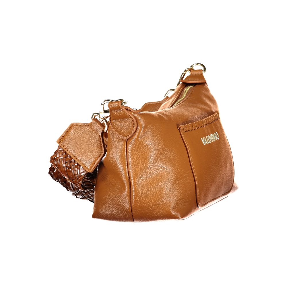 Valentino Brown Polyethylene Handbag