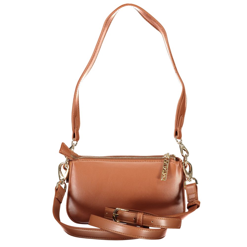 Valentino Brown Polyethylene Handbag